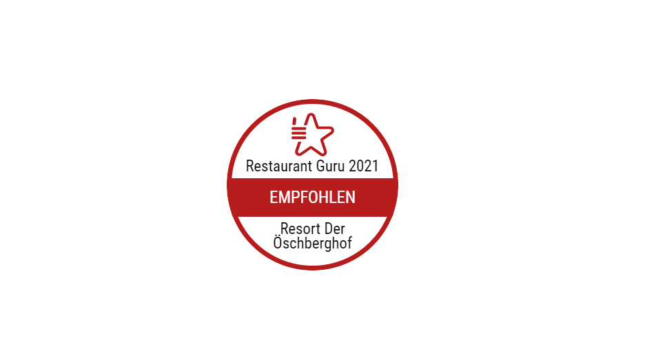 Restaurant Guru 2021 - Auszeichnung für den Öschberghof