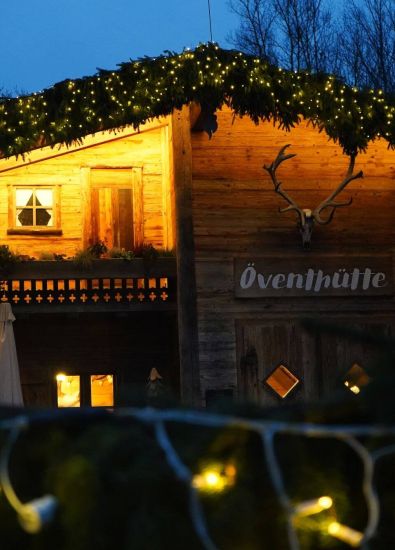 Ihre Öventhütte. Ihr Silvester.