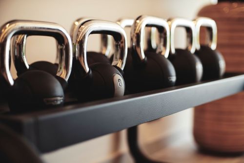 Kettlebells im Fitnessbereich