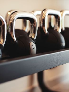 Kettlebells im Fitnessbereich