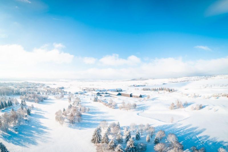 Hotel Öschberghof winter snow golfcourse