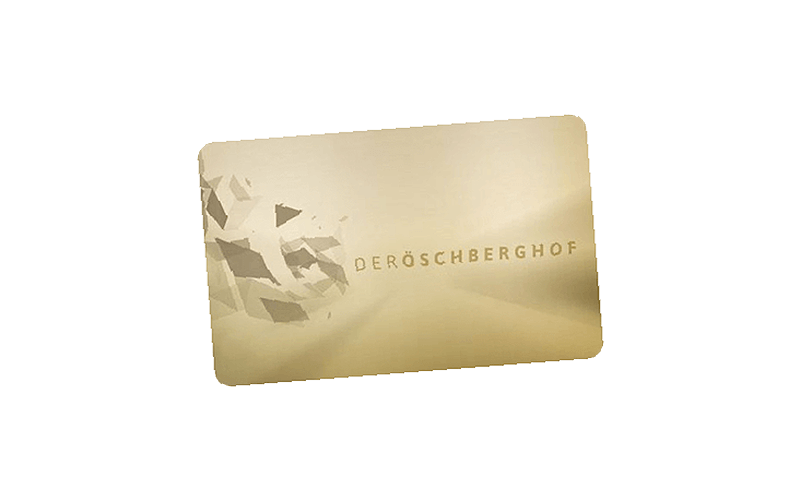 Bonuskarte Gold Programm Öschberghof